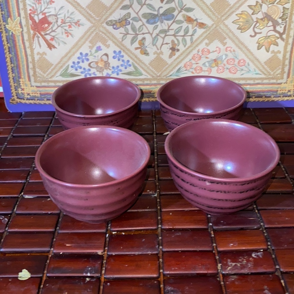 Bx47 Chinese serving or drinking cups set of 4 - Picture 1 of 4